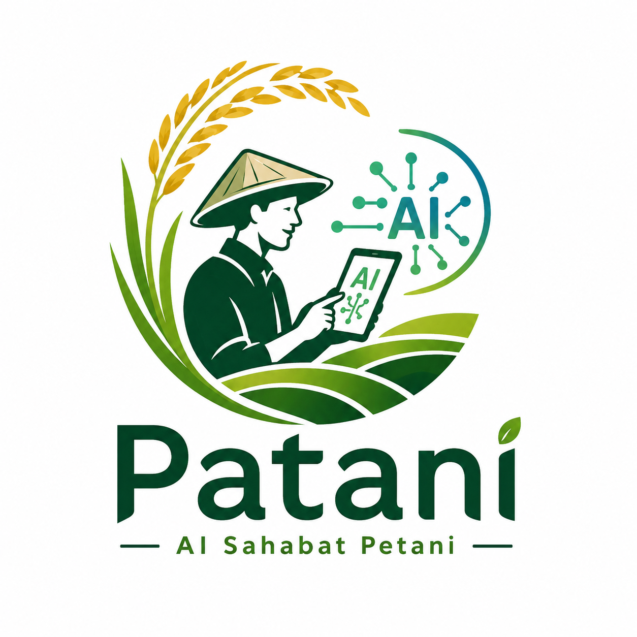 Logo Patani — Platform Asisten Tani Berbasis AI